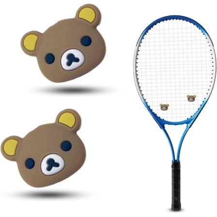 2 ST Tennisdæmpere Sød Tennis Ketsjer Dæmper Tennis Støddæmper Dyr Tennis Vibrationsdæmper Dæmper Tennis Ketsjer til Tennistilbehør