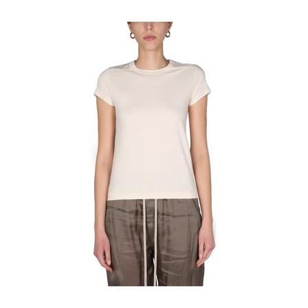 Rick Owens Slim Fit T-Shirt , Wit , Dames , Maat: L