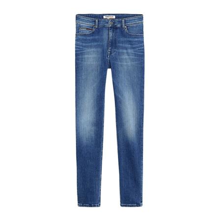 Tommy Jeans, Jean Skinny Delav Blauw, Heren, Maat:W31