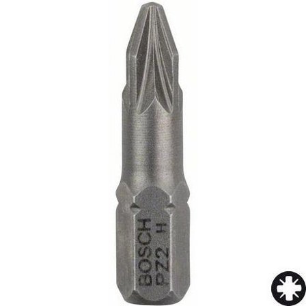 Bosch PZ2 Bits 3-pakn. 25mm, Maskintilbehør & forbruk