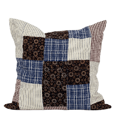 A World of Craft PATCH BLUETT Kuddfodral 50x50, blå Kuddar 50X50 CM