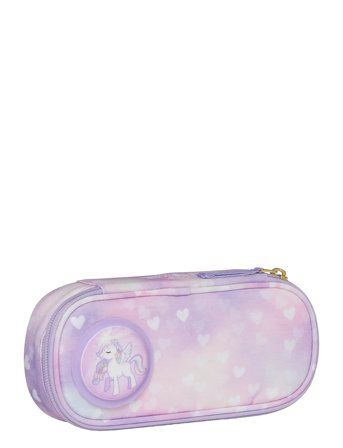 Beckmann Norway Oval Pencil Case, Unicorn Princess Purple - Purple - 0.9 L