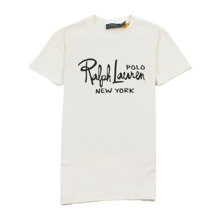 Polo Ralph Lauren, T-Shirts Beige, Dames, Maat:L