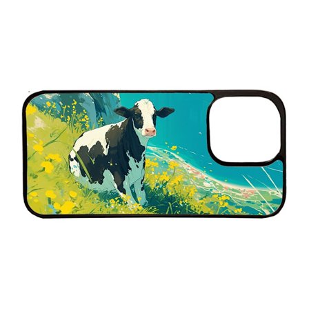 Barn Tecknad Ko iPhone 13 Pro Max Skal