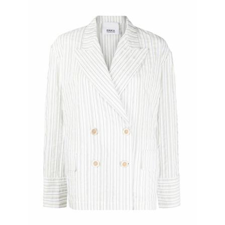 Erika Cavallini Semi-Couture Jacket , Grijs , Dames , Maat: S