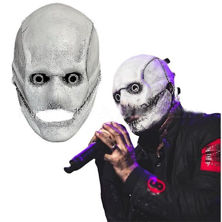 Slipknot Corey Taylor Maske Dj Cosplay Horror Latex Lang/kort Maske Halloween Karneval Maskeradefest Rekvisitter Gaver
