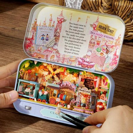 Box Theatre -nukkekodit minikotitalonukkekoti 3 3