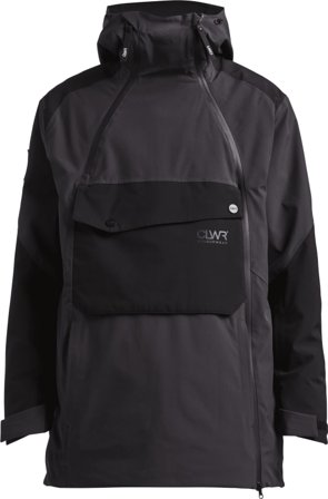 ColourWear Men's Foil Anorak Men lined ski jackets Grey L