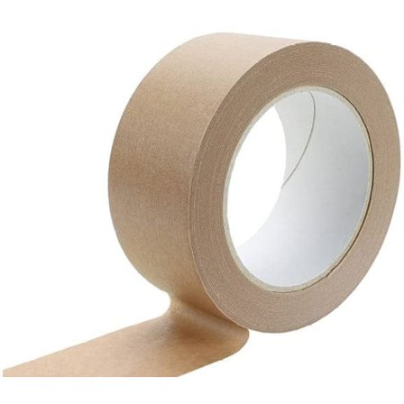 48mm x 50m Premium Brun Selvklæbende Kraftpapir Tape