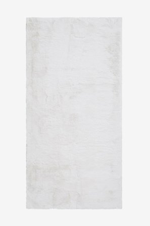 KM Home - Soft Pile Rug Heaven Deluxe löpare - Vit - Lugg & ryamattor - 80X150 - Från Homeroom