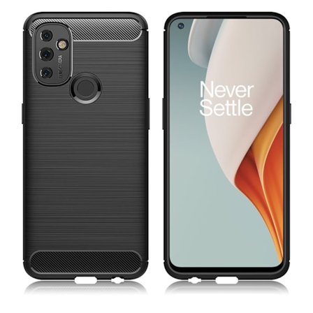 Carbon Flex OnePlus Nord N100 kotelot - Musta
