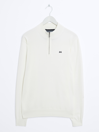 Jean Paul - Gerard zipneck - Herre - Hvit - Gensere - XL