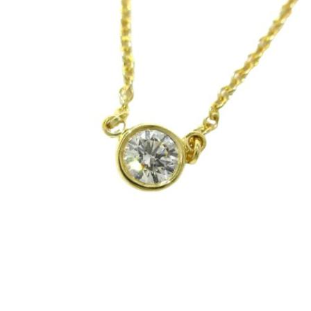 Tiffany & Co. Pre-owned, Pre-owned Yellow Gold necklaces Geel, Dames, Maat:ONE Size