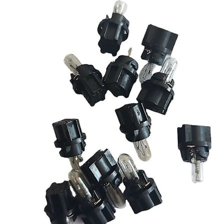 25 kpl DC 12V 1,2W T5 valo keltainen kojelaudan lamppu autoon