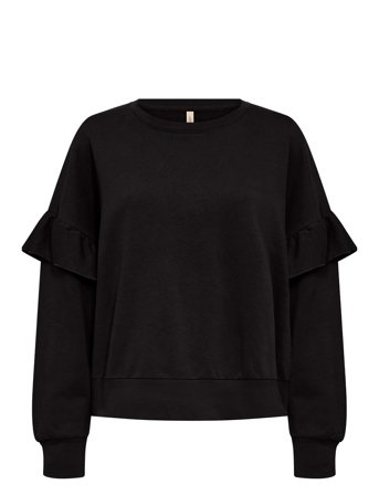 Sc-Odette Tops Blouses Long-sleeved Black Soyaconcept