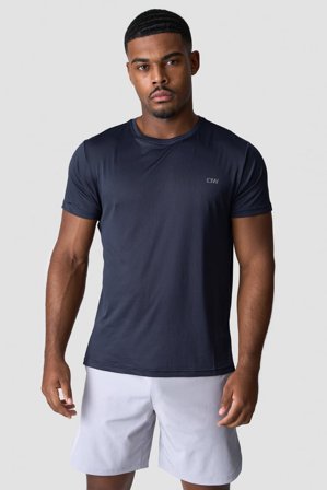 ICANIWILL - Ultimate Training Tee Navy - Heren - sportkleding van ICIW