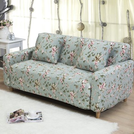 Stræk Sofa Betræk Trykt Sofa Betræk Armstol Overtræk til Sofaer Elastisk Universal Møbelbeskytter med Pudebetræk - Stil 21