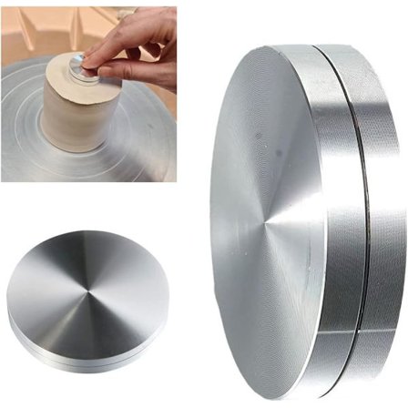 Silver 30mm Keramisk Lerdrejskiva Trimningsverktyg Keramik Avslutningsverktyg Lera Keramisk Roterande Litet Verktyg Lämpligt för Krukmakare