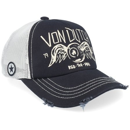 Kinder Von Dutch - Schwarz trucker Cap - Kinder Crew Black/White Trucker @ Hatstore