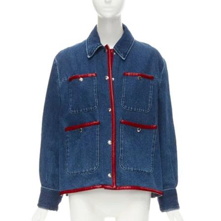 Acne Studios Pre-owned Pre-owned Denim overtj Blå, Dame Vintage Jakker