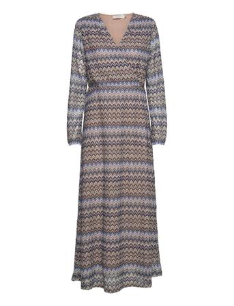 Crcova Dress - Zally Fit Patterned Cream