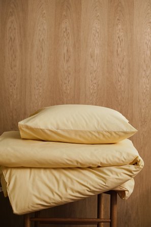 Jotex - Percale Dynetrekk - Økologisk Smørgul - ZACK - Kjøp Sengesett hos Jotex