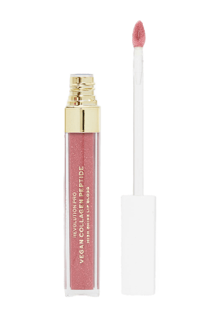 Revolution Pro Vegan Collagen Peptide High Shine Lip Gloss Läppglans Dam Rosa 4ML