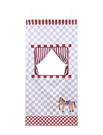 NOBODINOZ Vibes Door Theater 74X150 - Blue - ONE SIZE