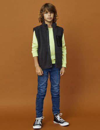 Kids Only Kobalec Tapered M.blue Jeans Cp Noos - Blue - 140