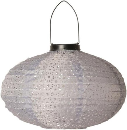 C'est Bon Lanterne Solcelle Ellipse Grå H20