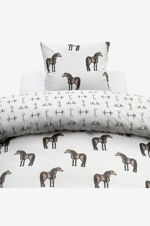 Borganäs of Sweden - Sengesæt Wendy - Brun - Sengesæt - 150X210 - Fra Homeroom