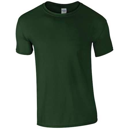 Gildan SoftStyle Ringspun T-shirt 3XL Forest Green för män
