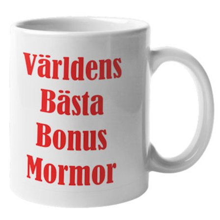 Mugg - Världens bästa bonusmormor