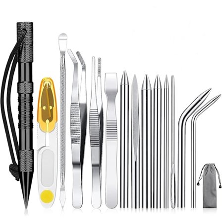 14 dele Paracord-værktøjer Paracord FID-sæt Paracord-syningssæt