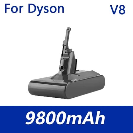 aoae 21.6V Dyson V8 Battery Absolute V8 Animal Li-ion SV10 Pölynimuri sarja Ladattavat akut