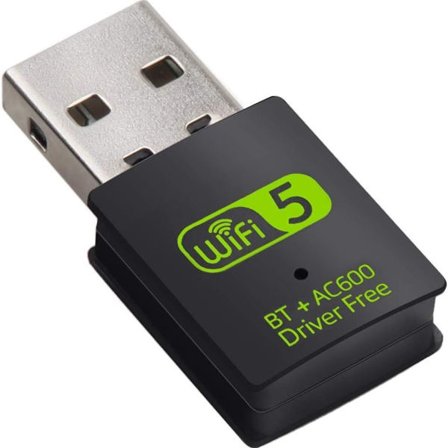 USB WiFi Bluetooth-adapter, 600 Mbps dual band trådløst nettverk