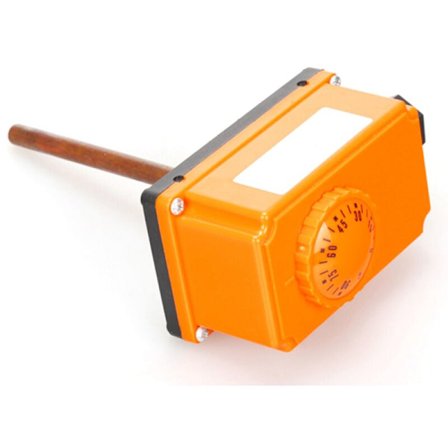 G1/2-kierreuros termostaatti kuumalle putkelle, lämpötilan säädin 90 Celsius, korkea lämpötila, käynnistyslämmitysjärjestelmän osat