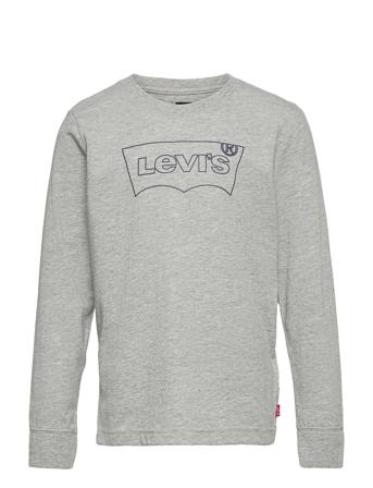 Lvb Ls Graphic Tee Shirt Grey Levi's