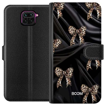 Plånboksfodral till Xiaomi Redmi Note 9 med Leopard Bow
