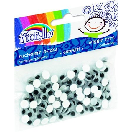 Ögonblommor Confetti klistermärken Fiorello 7 x 7 mm, 150 stycken, GR-KE150-7 / 170-2269