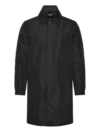 Mac Coat With Detachable Collar Black Lindbergh