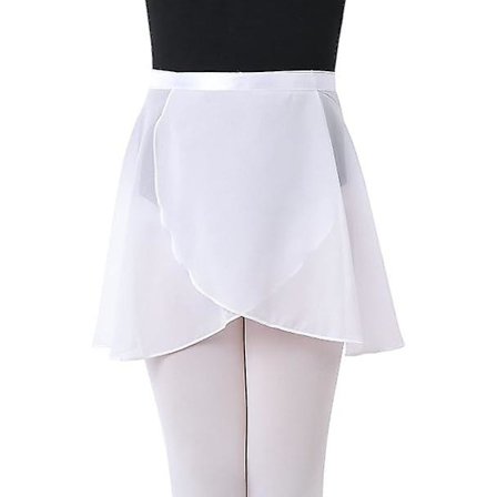 Chiffon Tutu Tutu Justerbar Hvid Størrelse L (størrelse 140-165) Dansekostumer Til Piger Og Kvinder