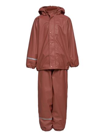 Rainwear Set -Solid, W.fleece Red CeLaVi