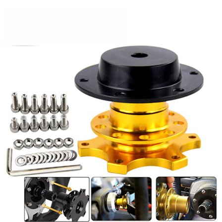 Ratthubb Universal 6-håls Snabbkoppling för Ratt