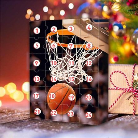 Basketball Julekalender Grænseoverskridende NBA Basketball Blind Box Star Kreativ Basketball Hall of Fame Dukke Blind Box Gavepakke