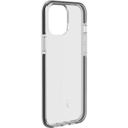 Coque semi-rigid - Force Case New Life - iPhone 12 - 12 Pro - Svart transparent - 360° stötdämpande gel