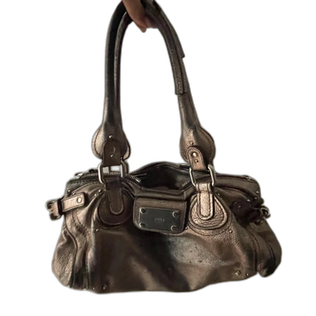 Chloé Paddington metallic handväska