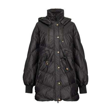 Pinko - Vinterjackor - Svart - Dam - Storlek: S, Dam, Storlek: S