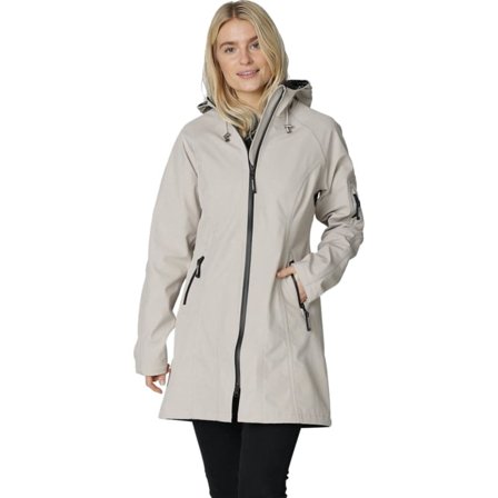 Ilse Jacobsen Women's 3/4 Raincoat Women rain jackets Grey 36