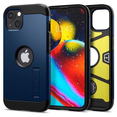 Iphone 13 Mini - Spigen Tough Armor Skal - Navy Blue